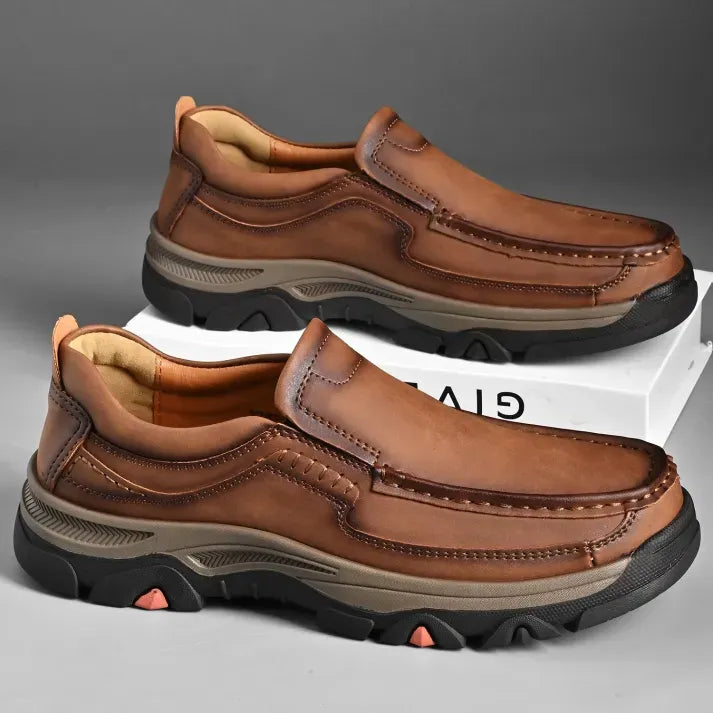 All-Day Comfort – Bekväma loafers i läder för män
