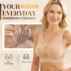Women’s Seamless Lace Wireless Support Bra