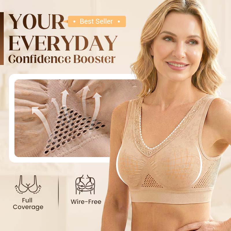 Women’s Seamless Lace Wireless Support Bra