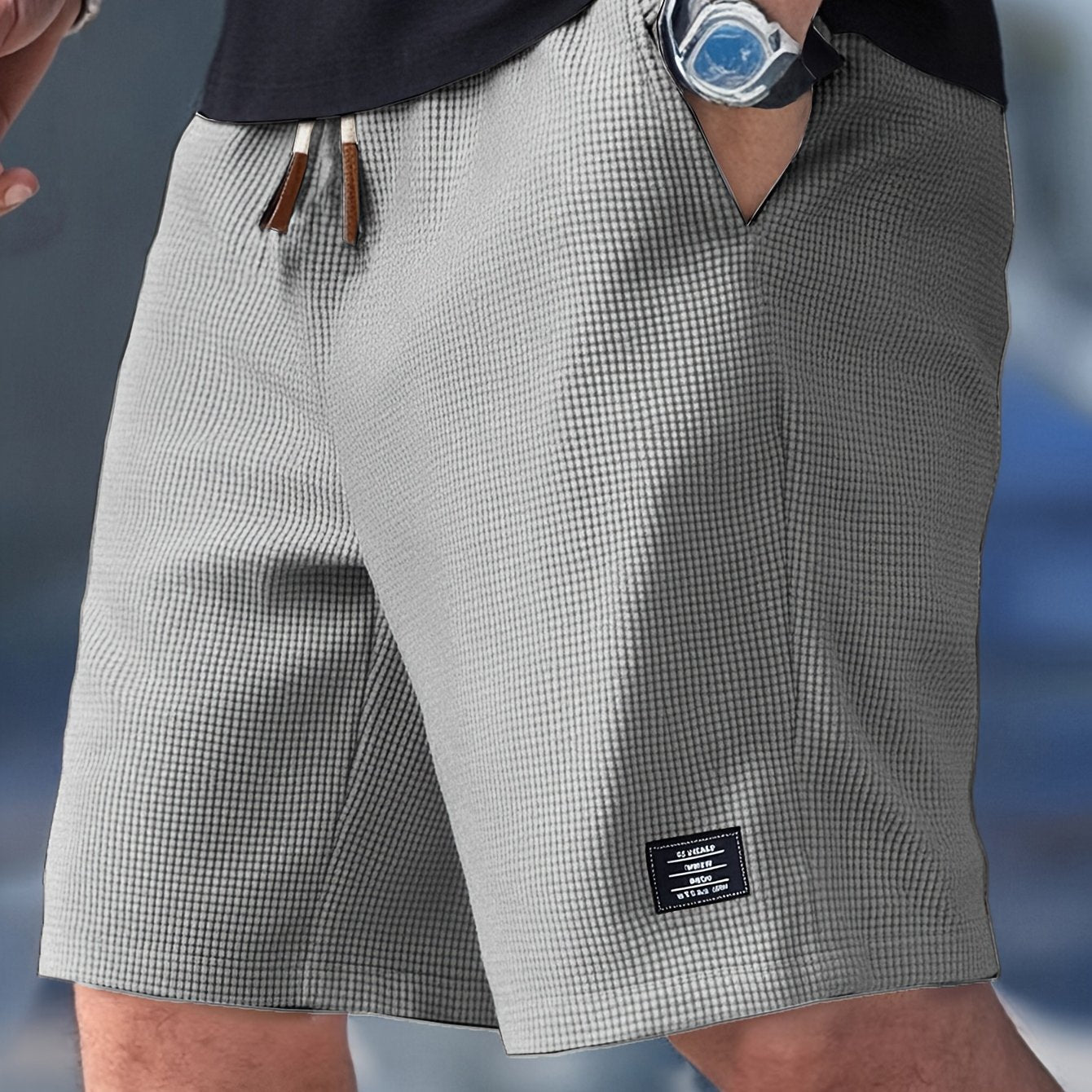 Ferrero Firenze Nathan Avslappnade Sommarshorts för Herr i Lätt Tyg