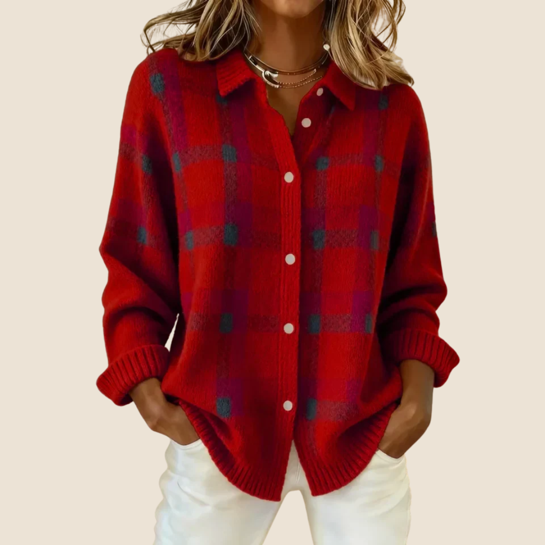 VIVIENNE RETRO CHECK TRÖJA