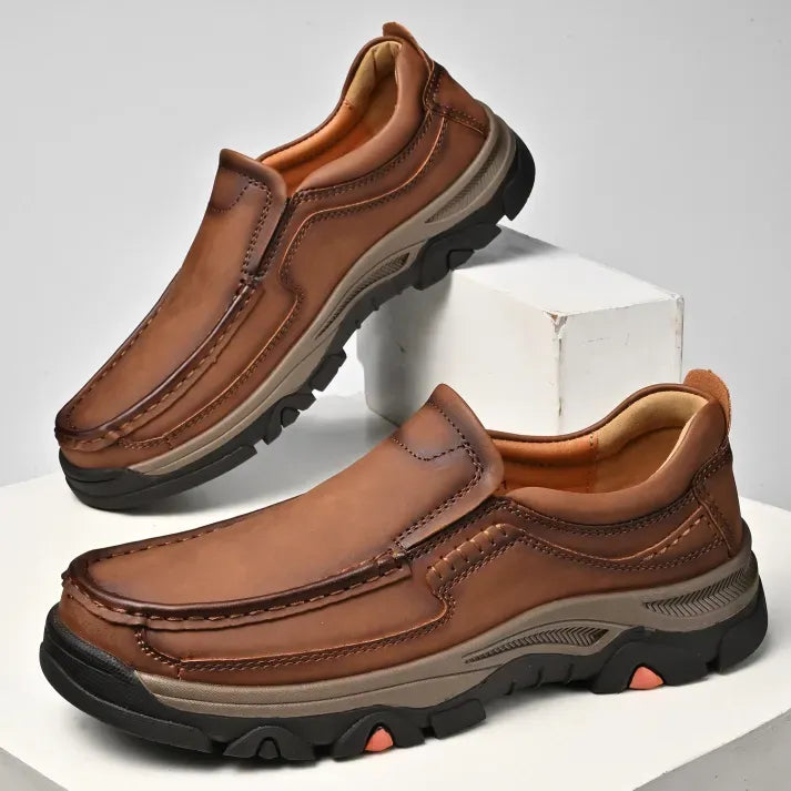 All-Day Comfort – Bekväma loafers i läder för män