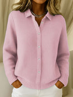 Elena | Cardigan Classico in Maglia Morbida