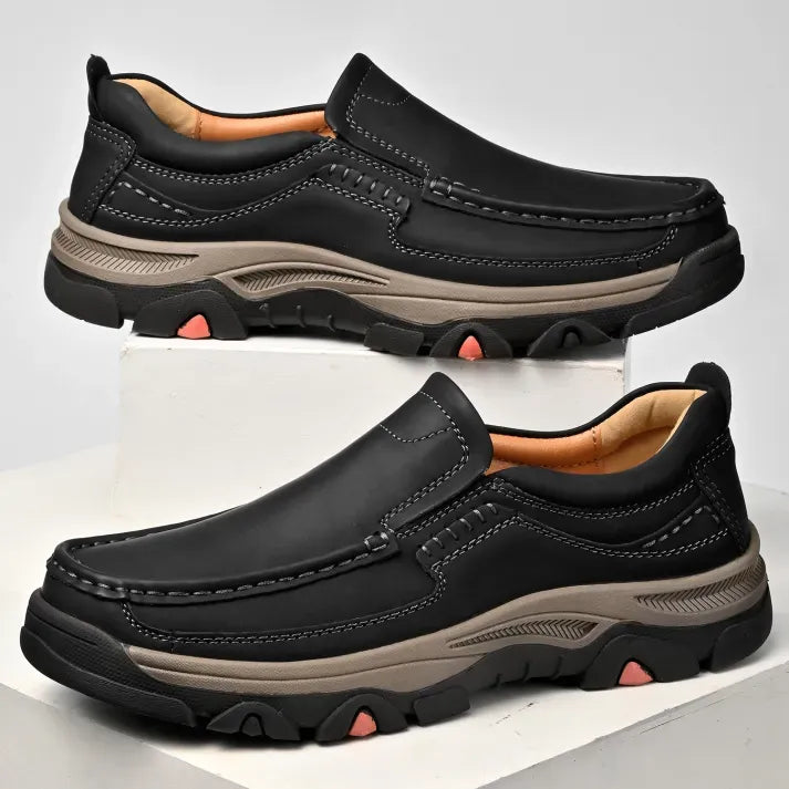 All-Day Comfort – Bekväma loafers i läder för män