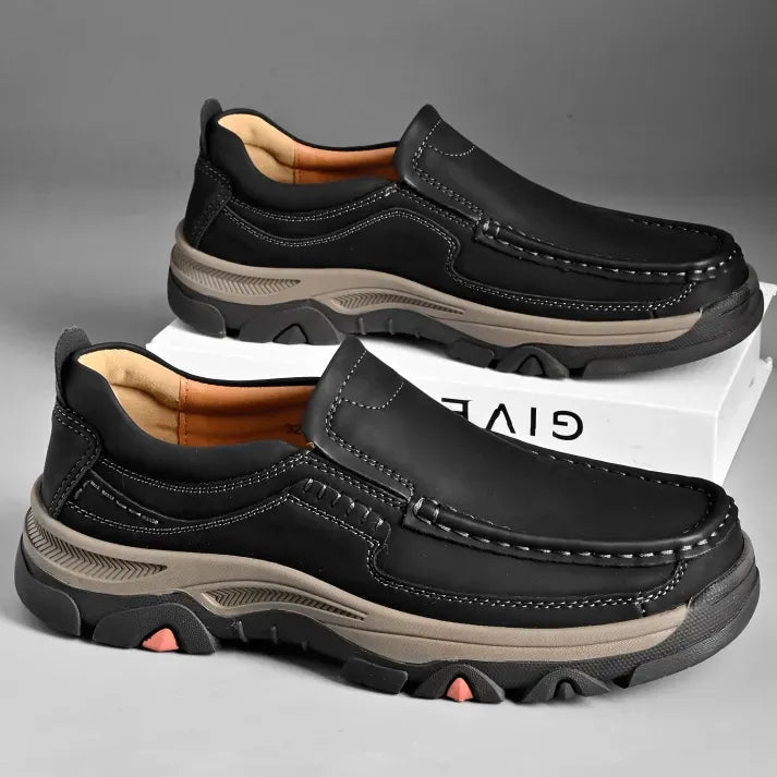 All-Day Comfort – Bekväma loafers i läder för män