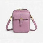 Women’s Compact Leather-Look Crossbody Handbag