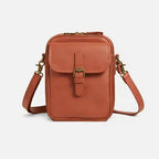 Women’s Compact Leather-Look Crossbody Handbag