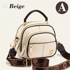 Klassisk Mångfunktionell Crossbody Bag PU-läder Justerbar Axelrem