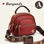 Klassisk Mångfunktionell Crossbody Bag PU-läder Justerbar Axelrem
