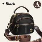 Klassisk Mångfunktionell Crossbody Bag PU-läder Justerbar Axelrem