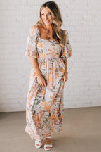 ELARA FLORAL MAXI DRESS