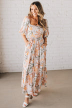 ELARA FLORAL MAXI DRESS