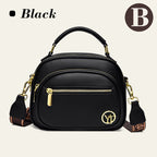 Klassisk Mångfunktionell Crossbody Bag PU-läder Justerbar Axelrem