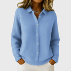 Elena | Cardigan Classico in Maglia Morbida
