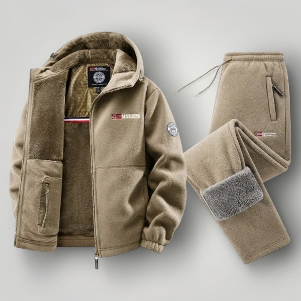 FrostShield™ tvådelat termiskt fleecefodrat set