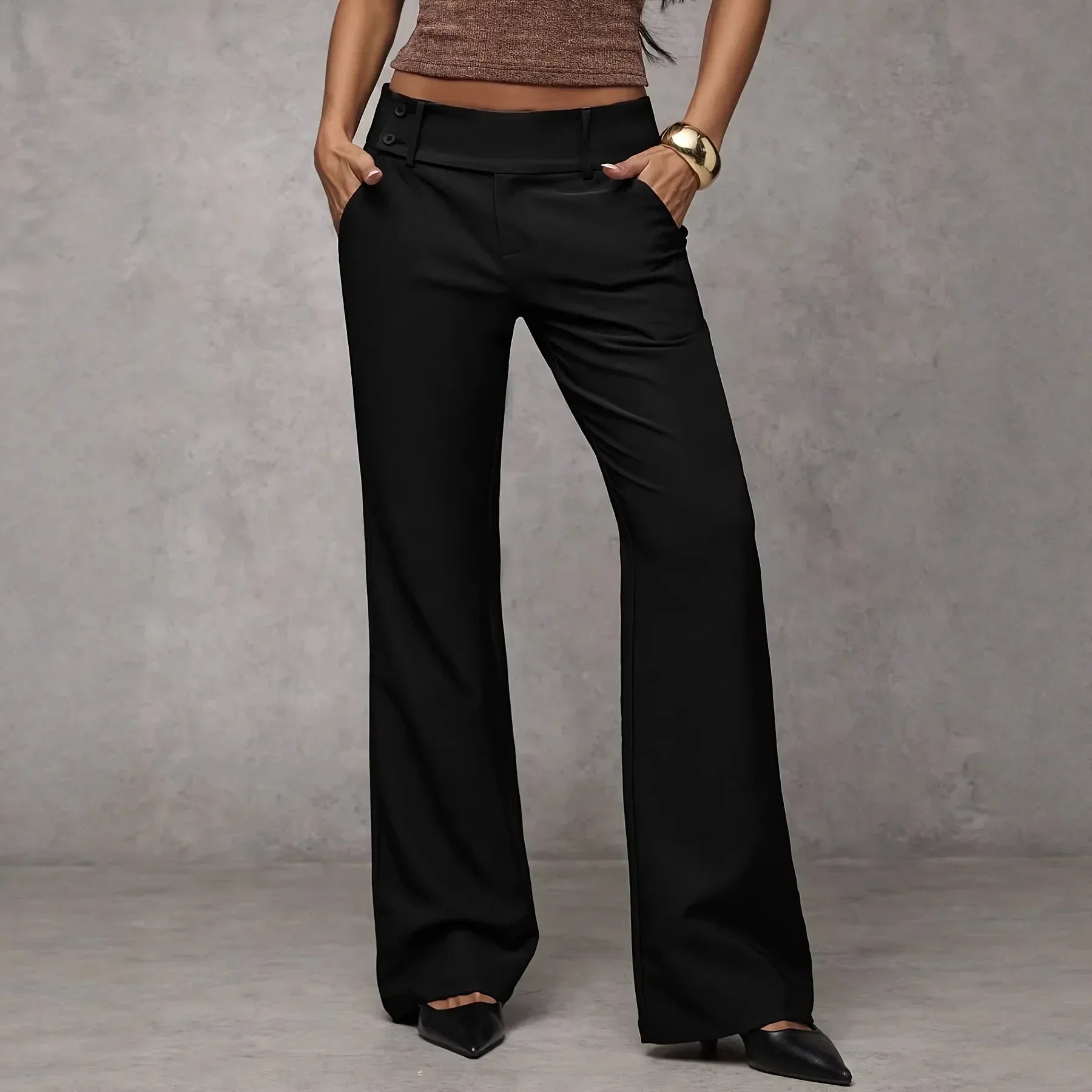 Monclair™-Hose in Premium-Schneiderei mit Elegantem Geradem Schnitt