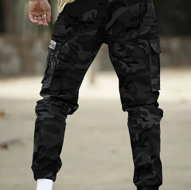 Men’s Heavy Duty Multi-Pocket Utility Trousers