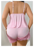 Women's Lace-Trim Cami Pyjama Set