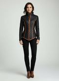 Lillian / Diamond-quiltad vadderad jacka