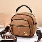 Klassisk Mångfunktionell Crossbody Bag PU-läder Justerbar Axelrem